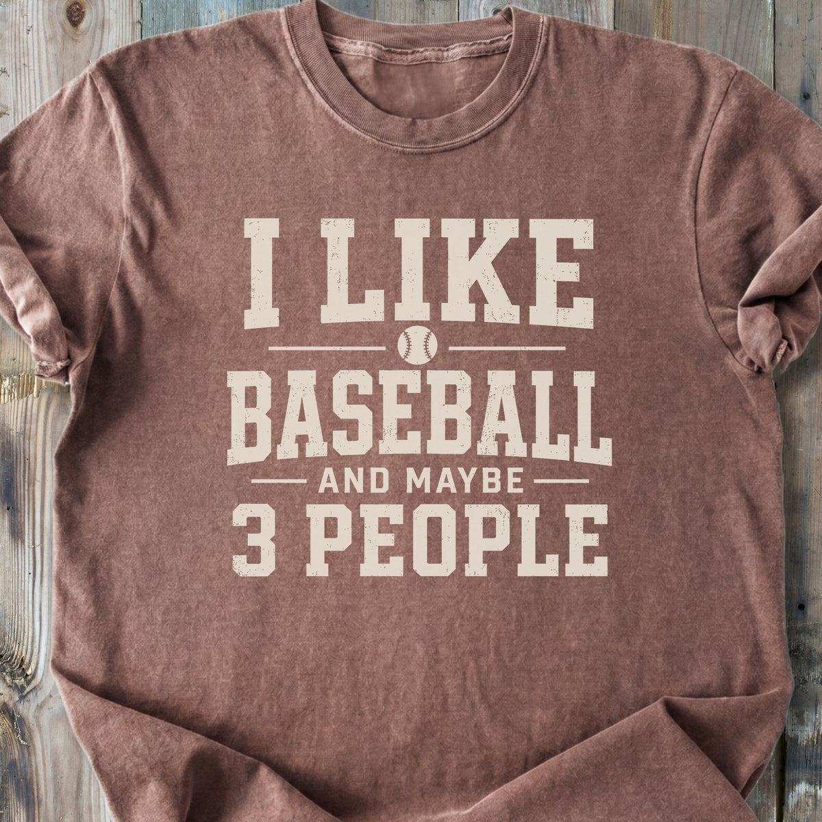 I Like Baseball - Premium Heavyweight Tee