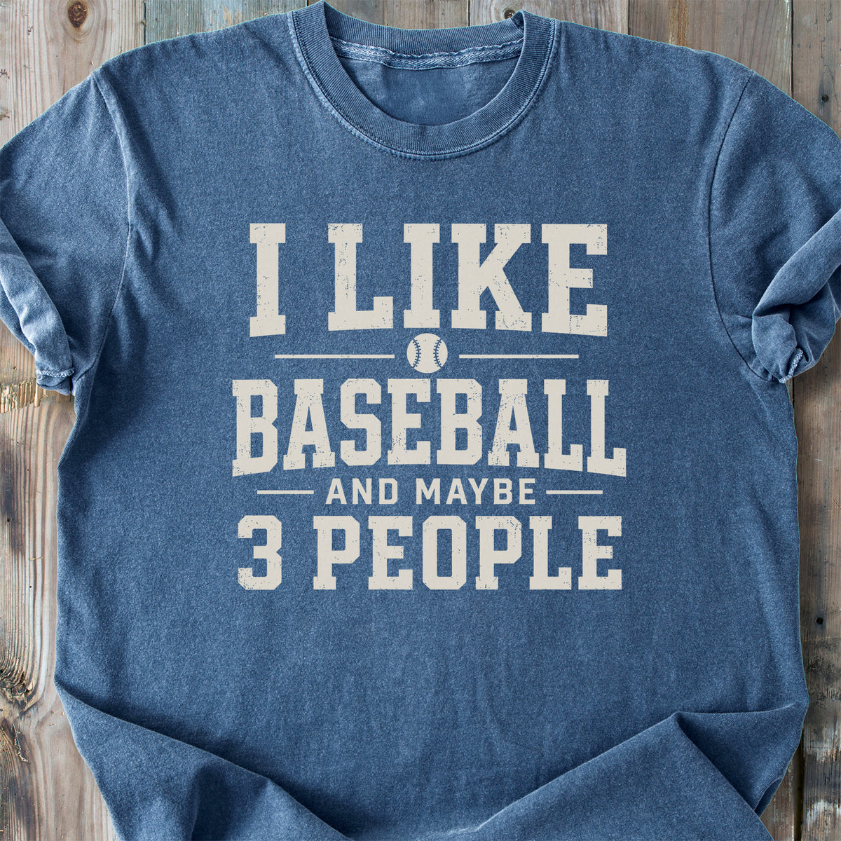 I Like Baseball - Premium Heavyweight Tee