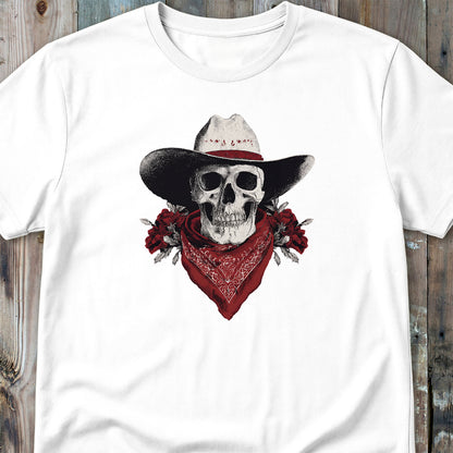Western Cowboy Skull T-shirt