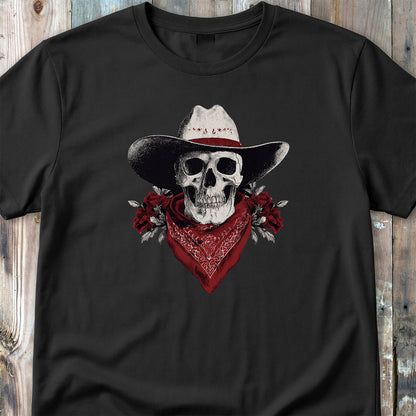Western Cowboy Skull T-shirt