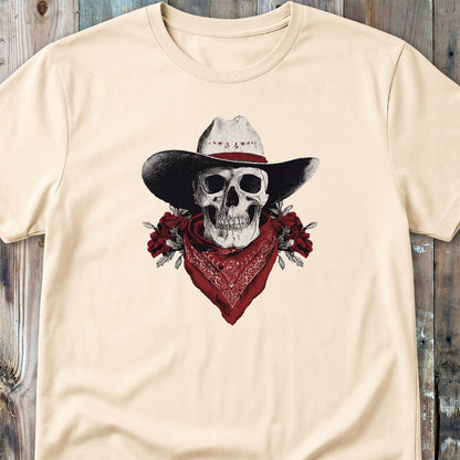 Western Cowboy Skull T-shirt