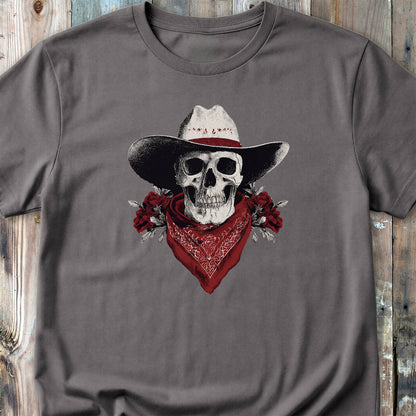 Western Cowboy Skull T-shirt
