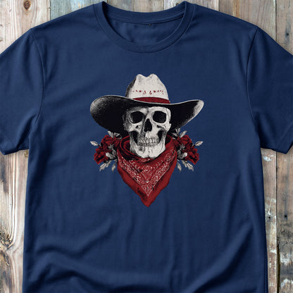 Western Cowboy Skull T-shirt