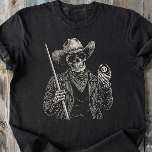 The Hustler 67 Skeleton - Premium Heavyweight Tee