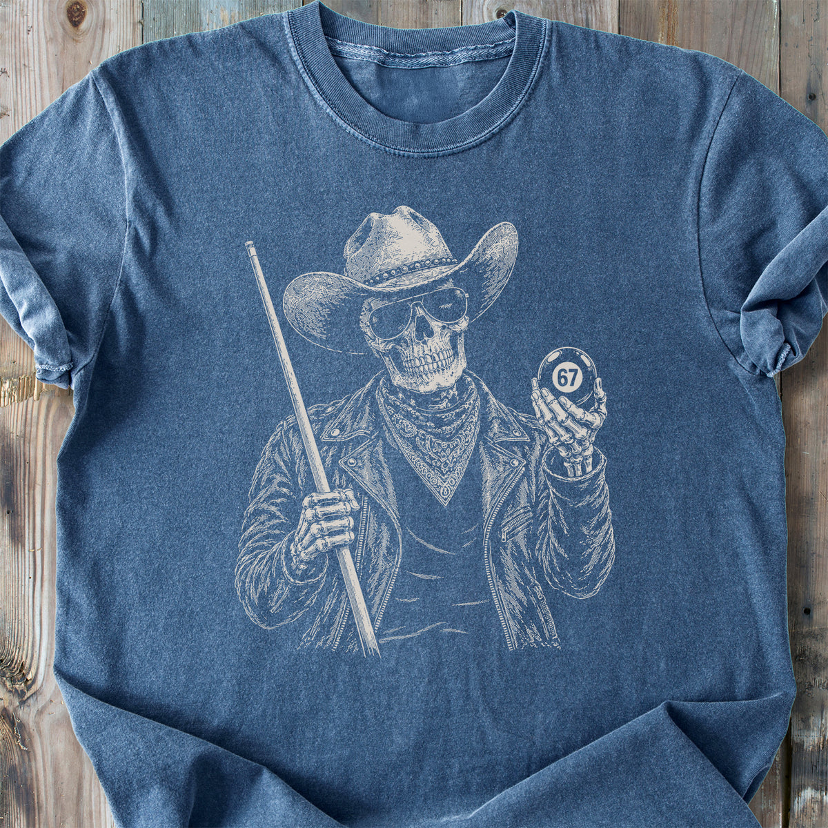 The Hustler 67 Skeleton - Premium Heavyweight Tee
