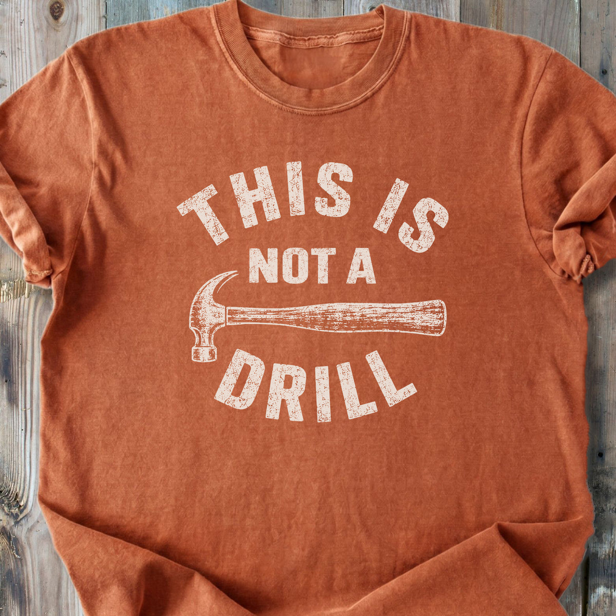 This Is Not A Drill - Premium Heavyweight Tee