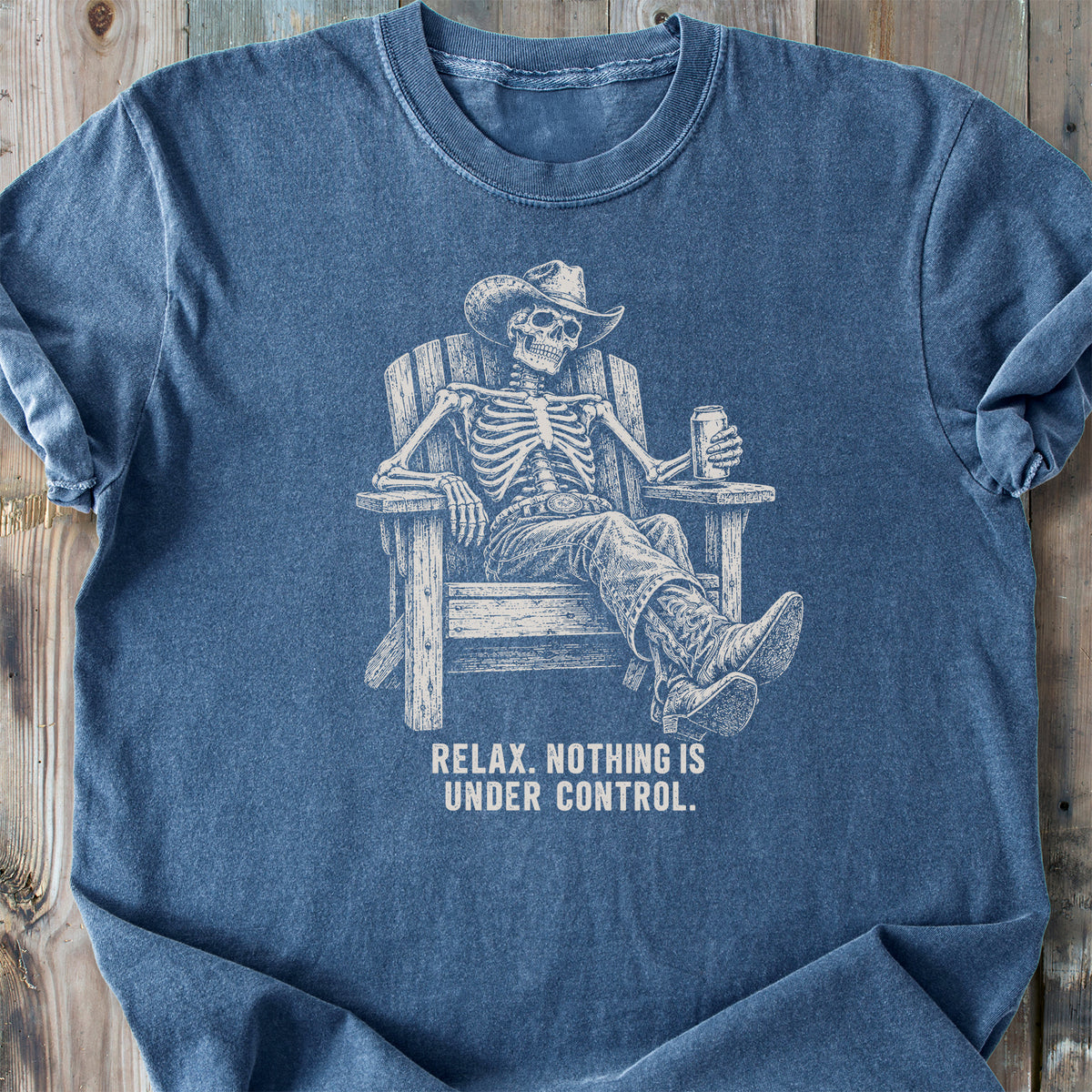 Relax Skeleton - Premium Heavyweight Tee