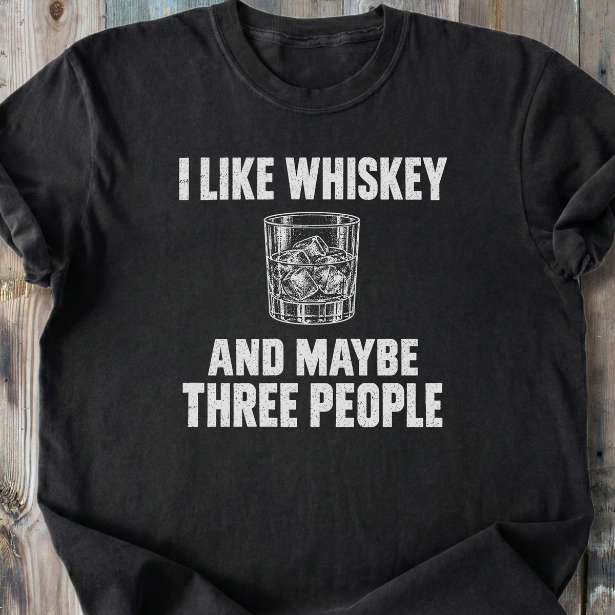 I Like Whiskey - Premium Heavyweight Tee