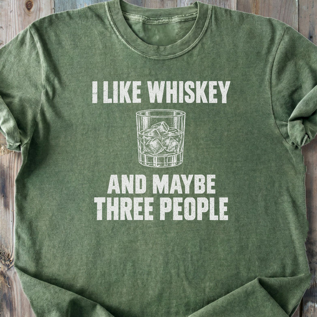 I Like Whiskey - Premium Heavyweight Tee
