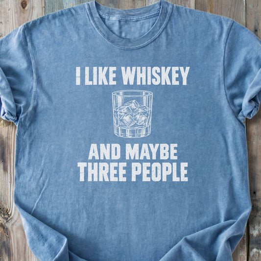 I Like Whiskey - Premium Heavyweight Tee