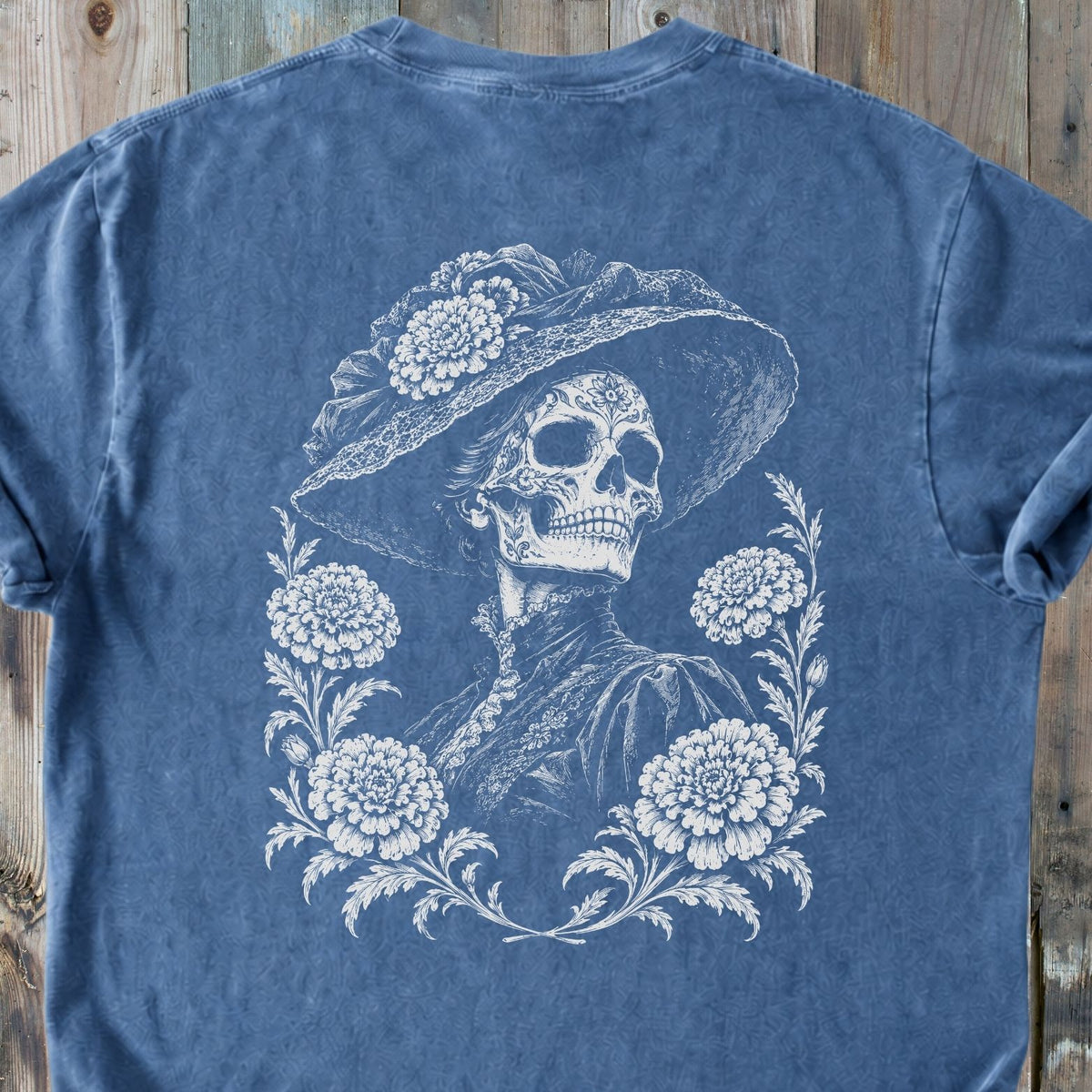 La Catrina BACK PRINT - Premium Heavyweight Tee