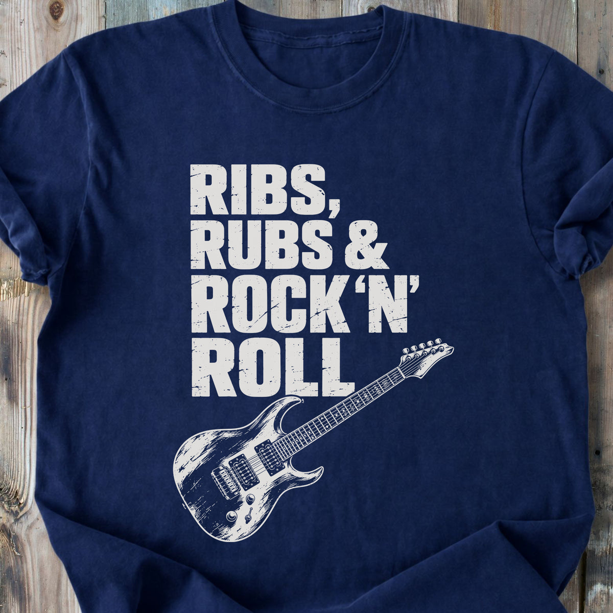Ribs, Rubs & Rock 'n' Roll - Premium Heavyweight Tee