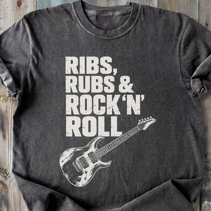 Ribs, Rubs & Rock 'n' Roll - Premium Heavyweight Tee