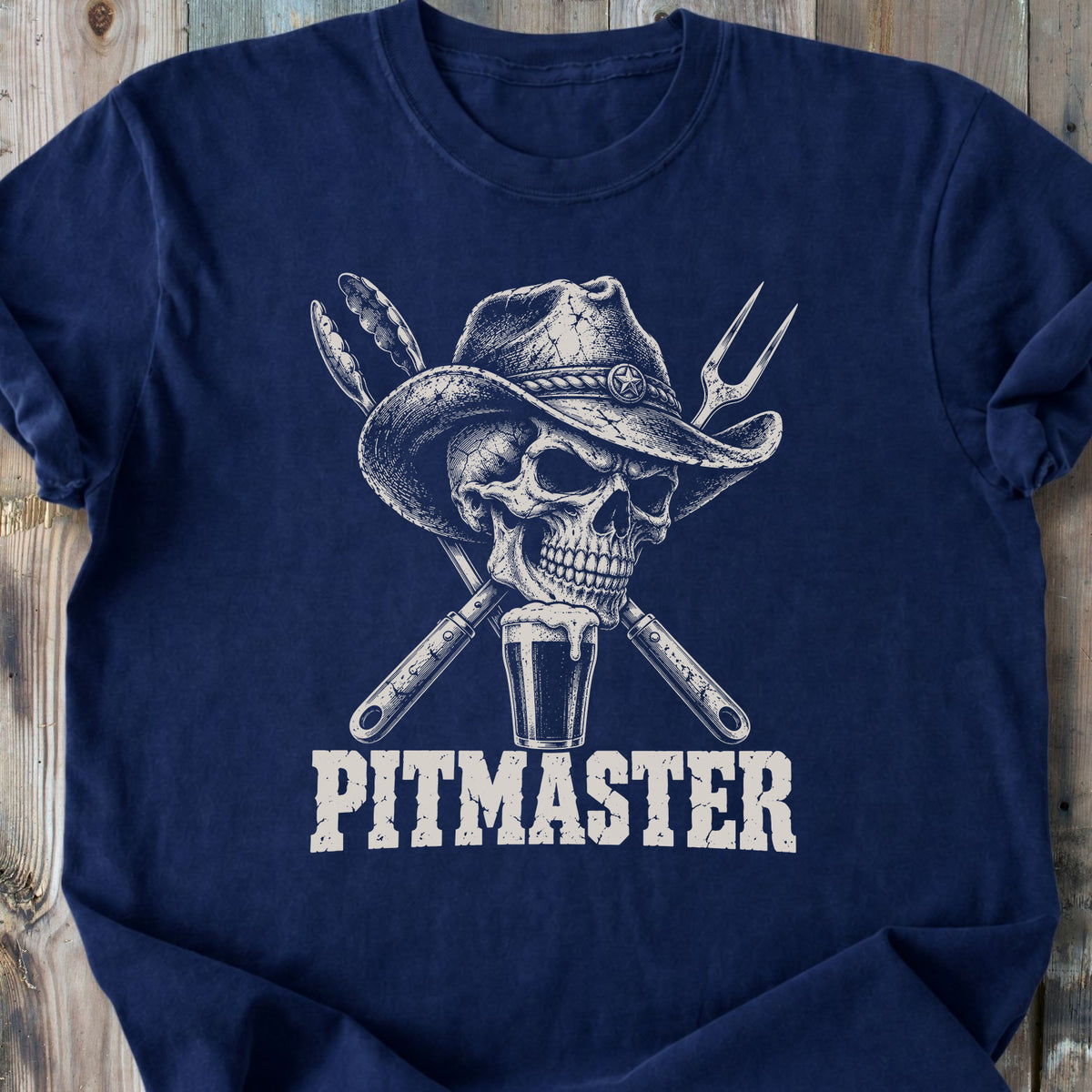 Pitmaster Skull - Premium Heavyweight Tee