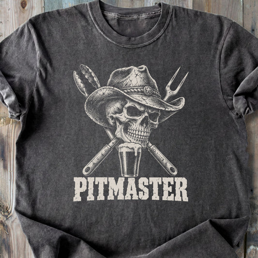 Pitmaster Skull - Premium Heavyweight Tee