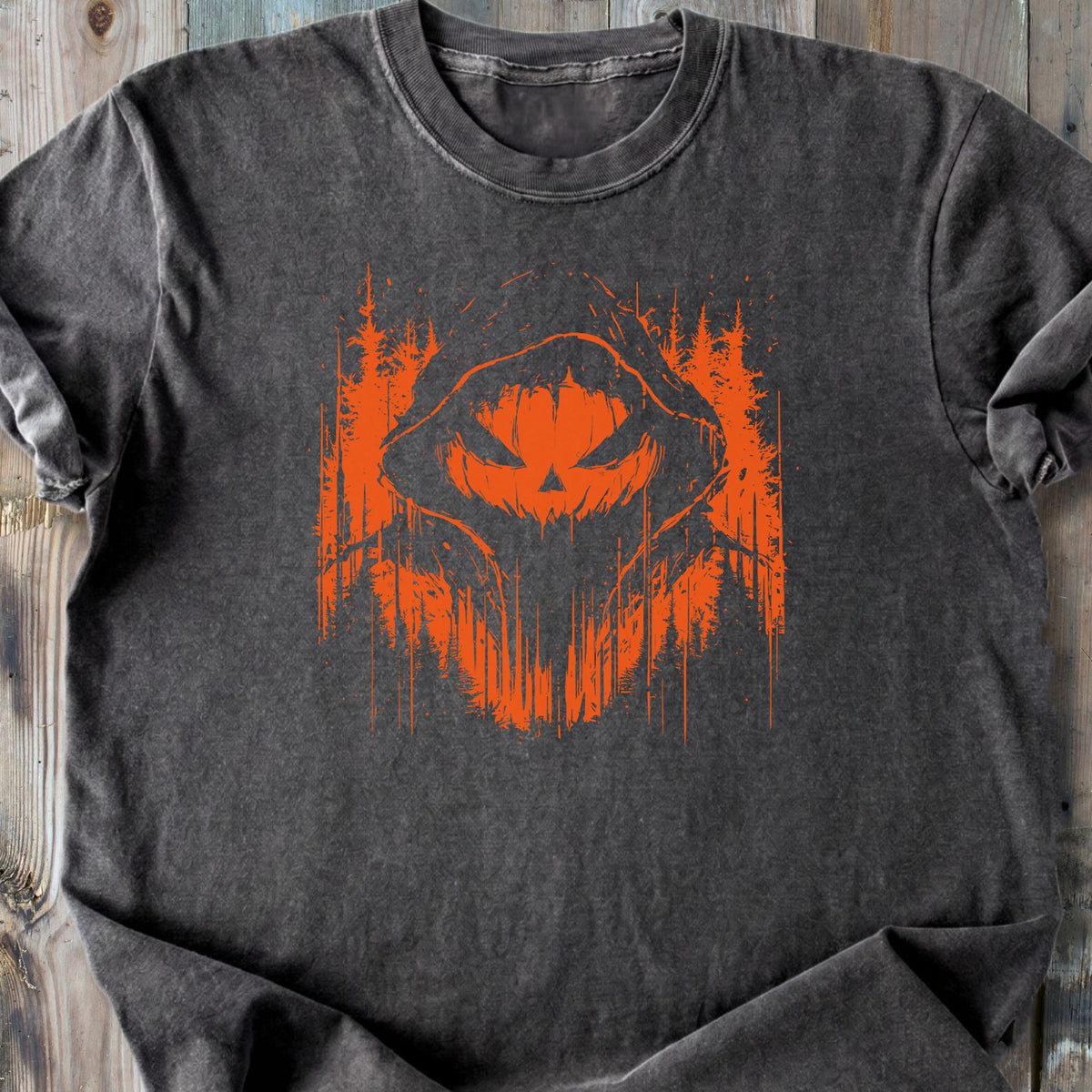 Creepy Pumpkin Phantom - Premium Heavyweight Tee