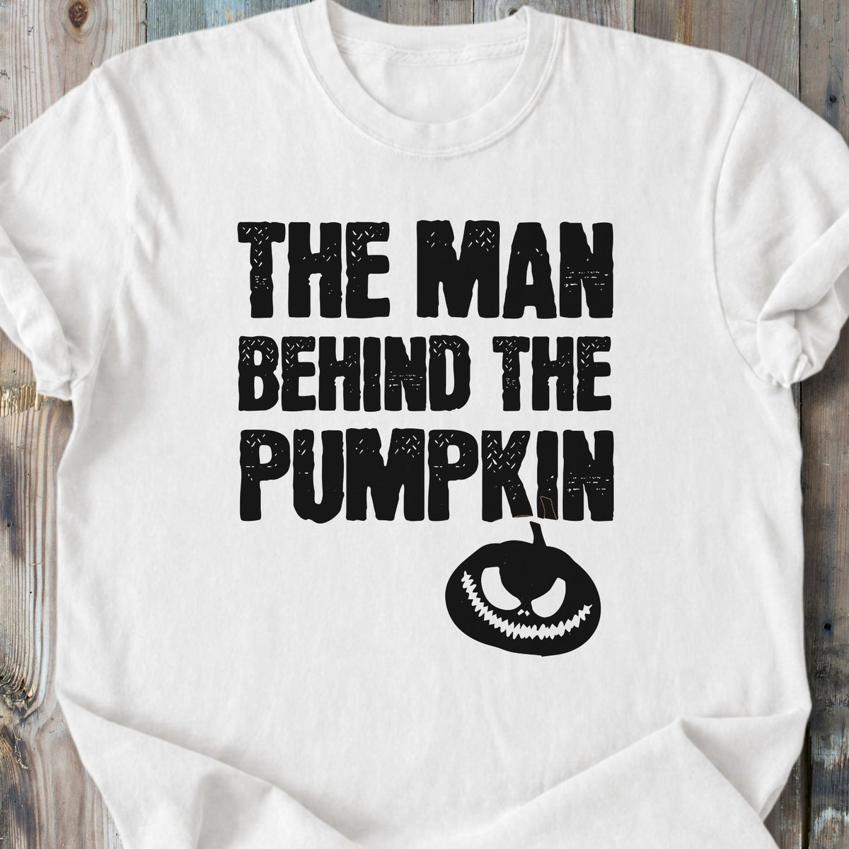 The Man Behind The Pumpkin - Premium Heavyweight Tee