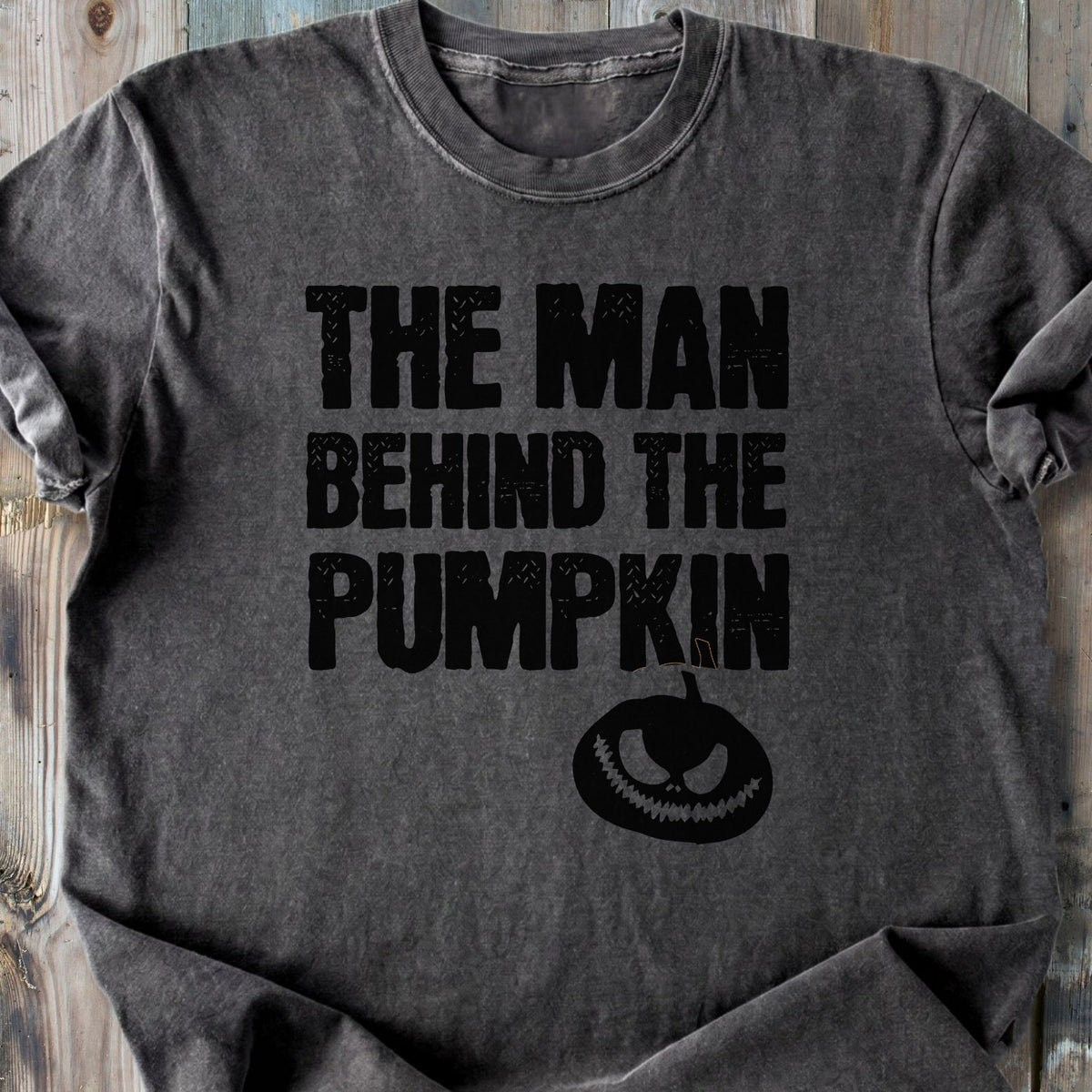 The Man Behind The Pumpkin - Premium Heavyweight Tee
