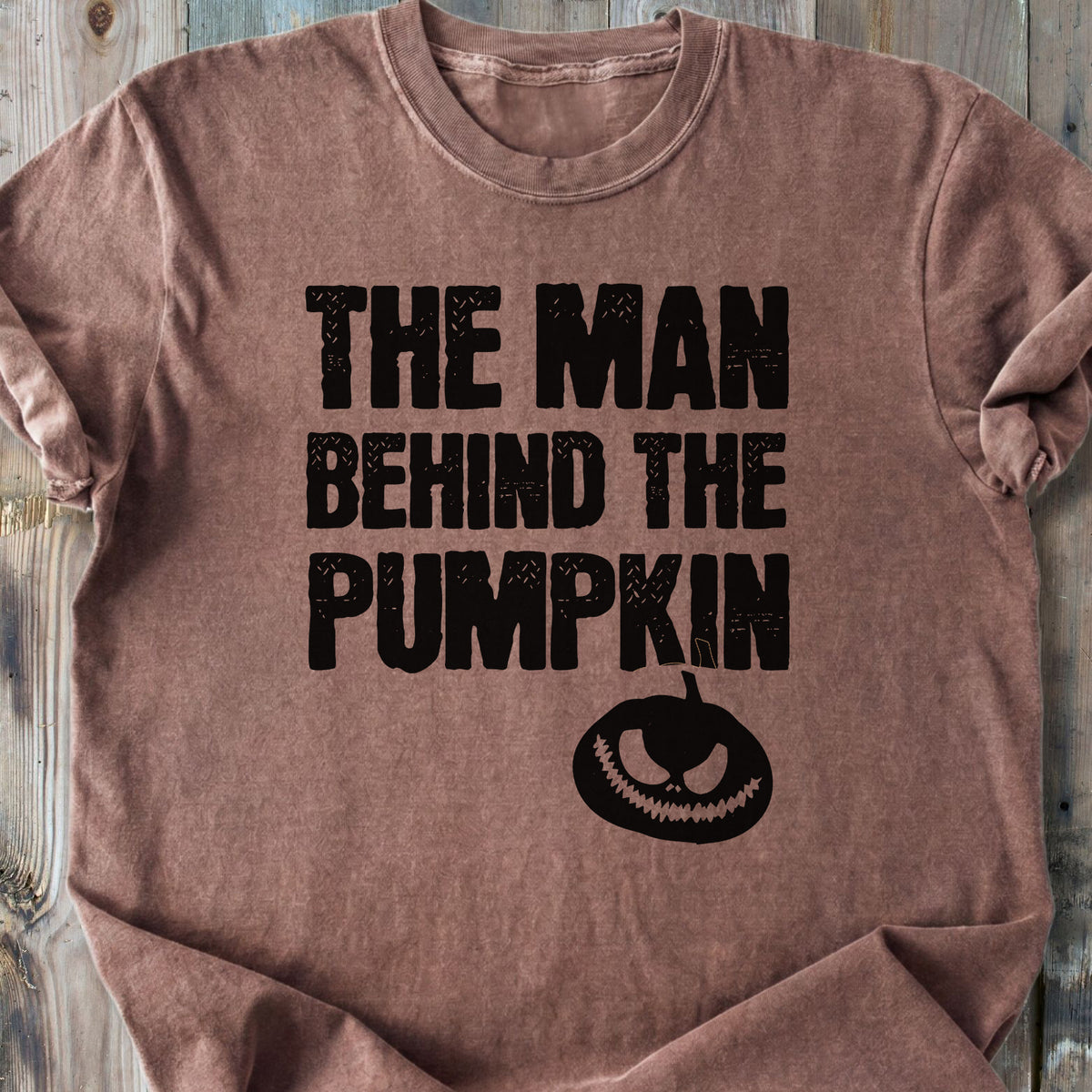 The Man Behind The Pumpkin - Premium Heavyweight Tee