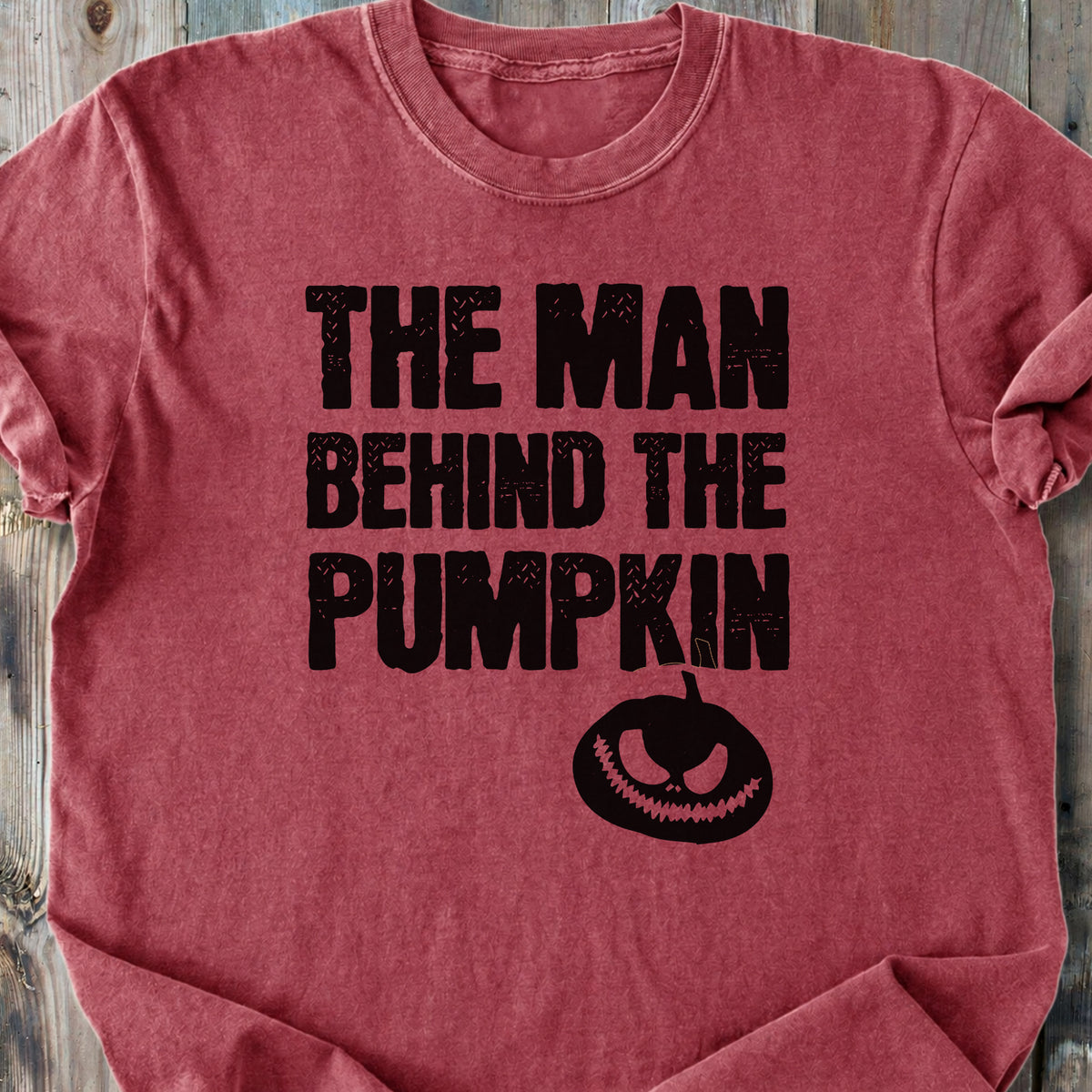 The Man Behind The Pumpkin - Premium Heavyweight Tee