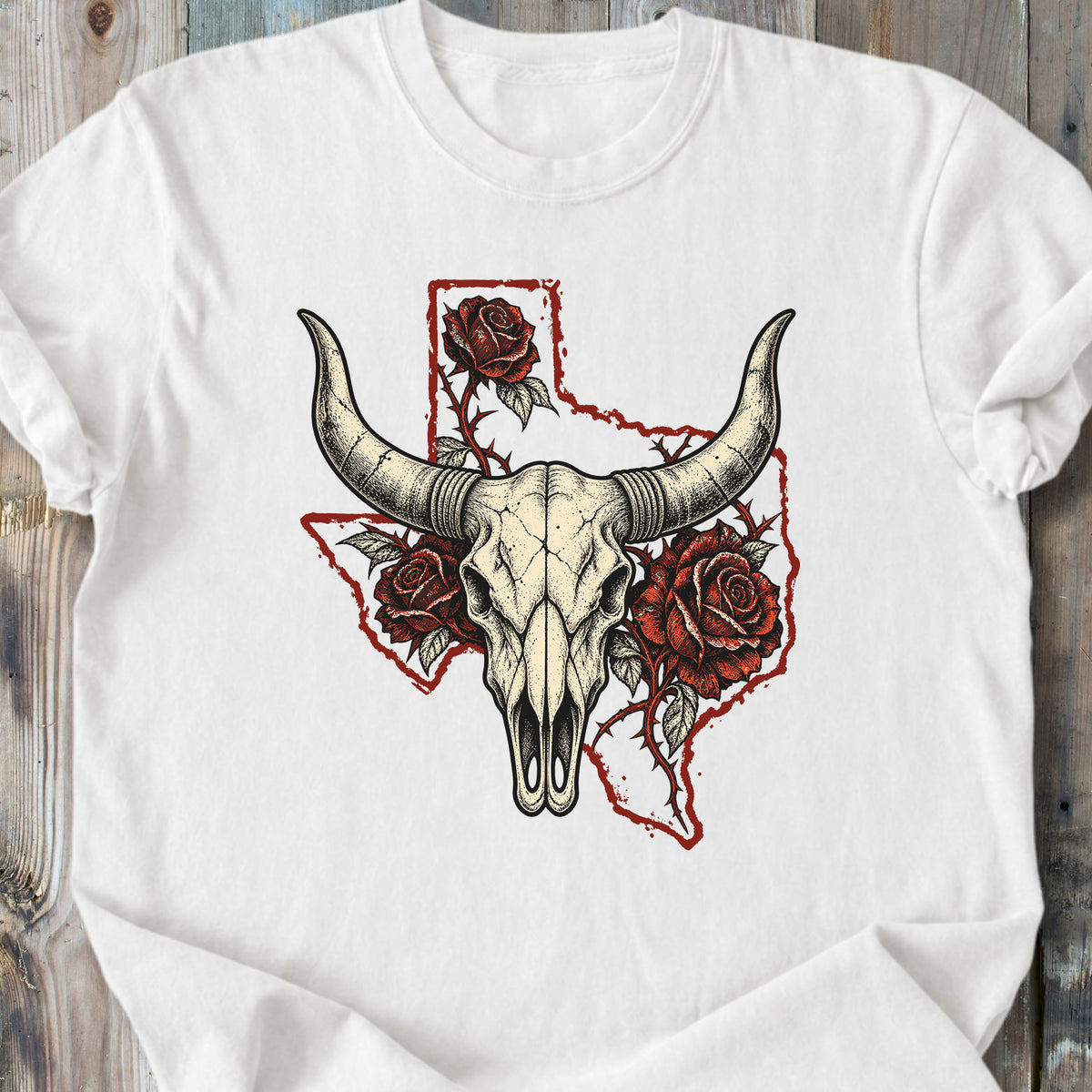 Texas Wild Bloom - Premium Heavyweight Tee