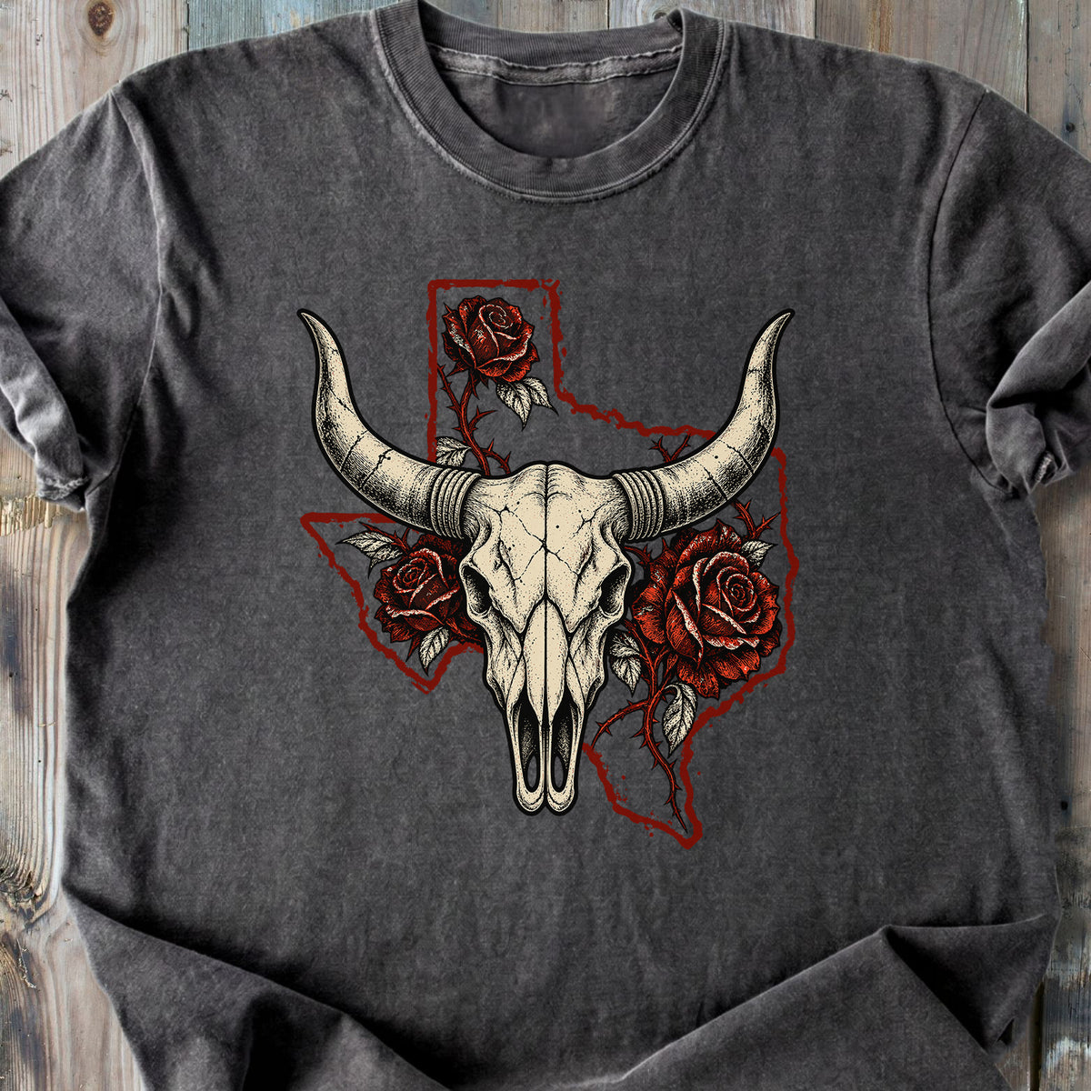 Texas Wild Bloom - Premium Heavyweight Tee