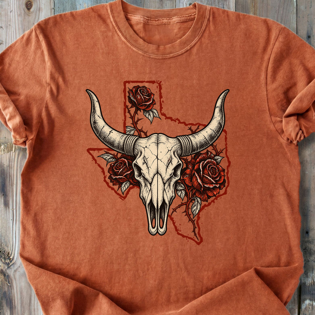 Texas Wild Bloom - Premium Heavyweight Tee