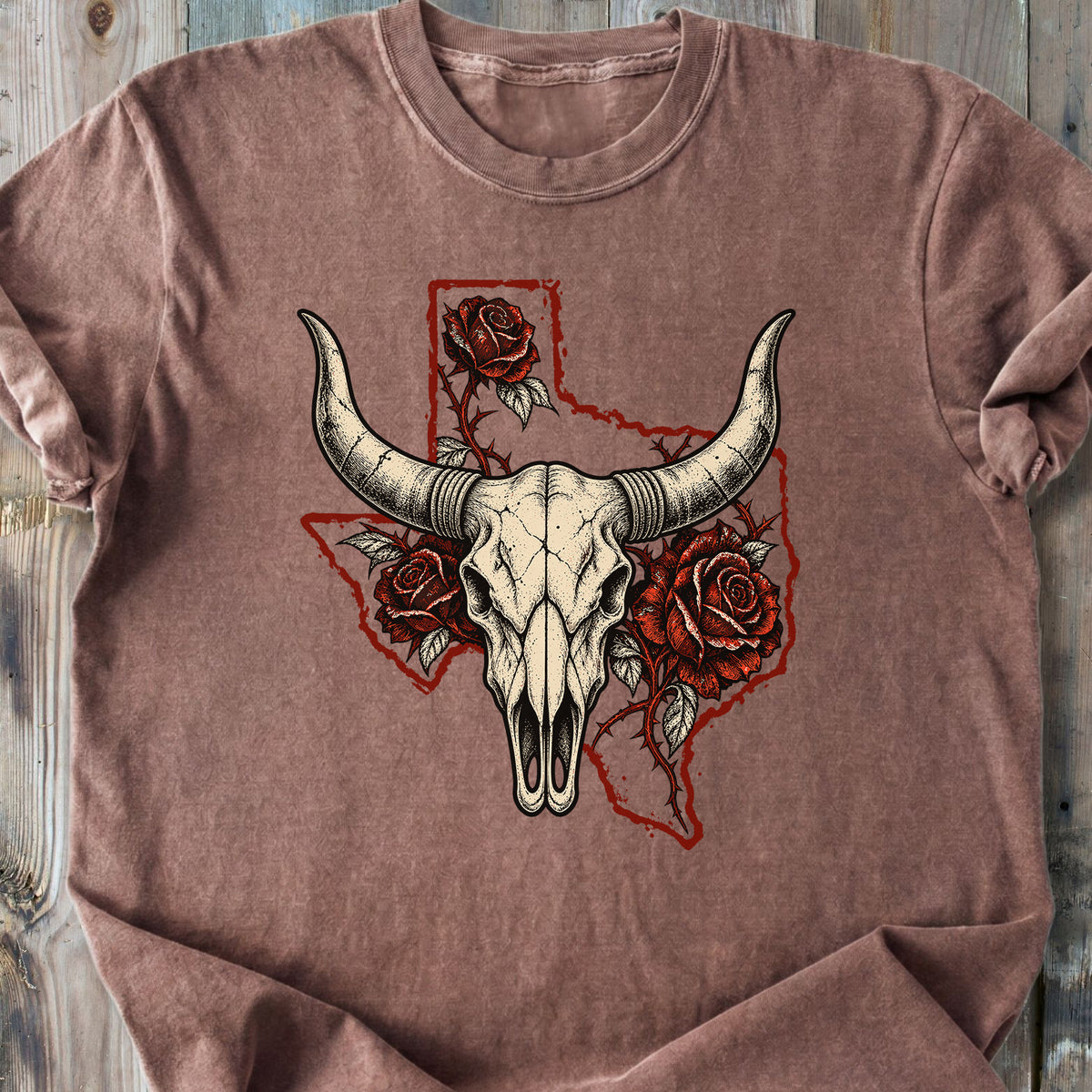 Texas Wild Bloom - Premium Heavyweight Tee