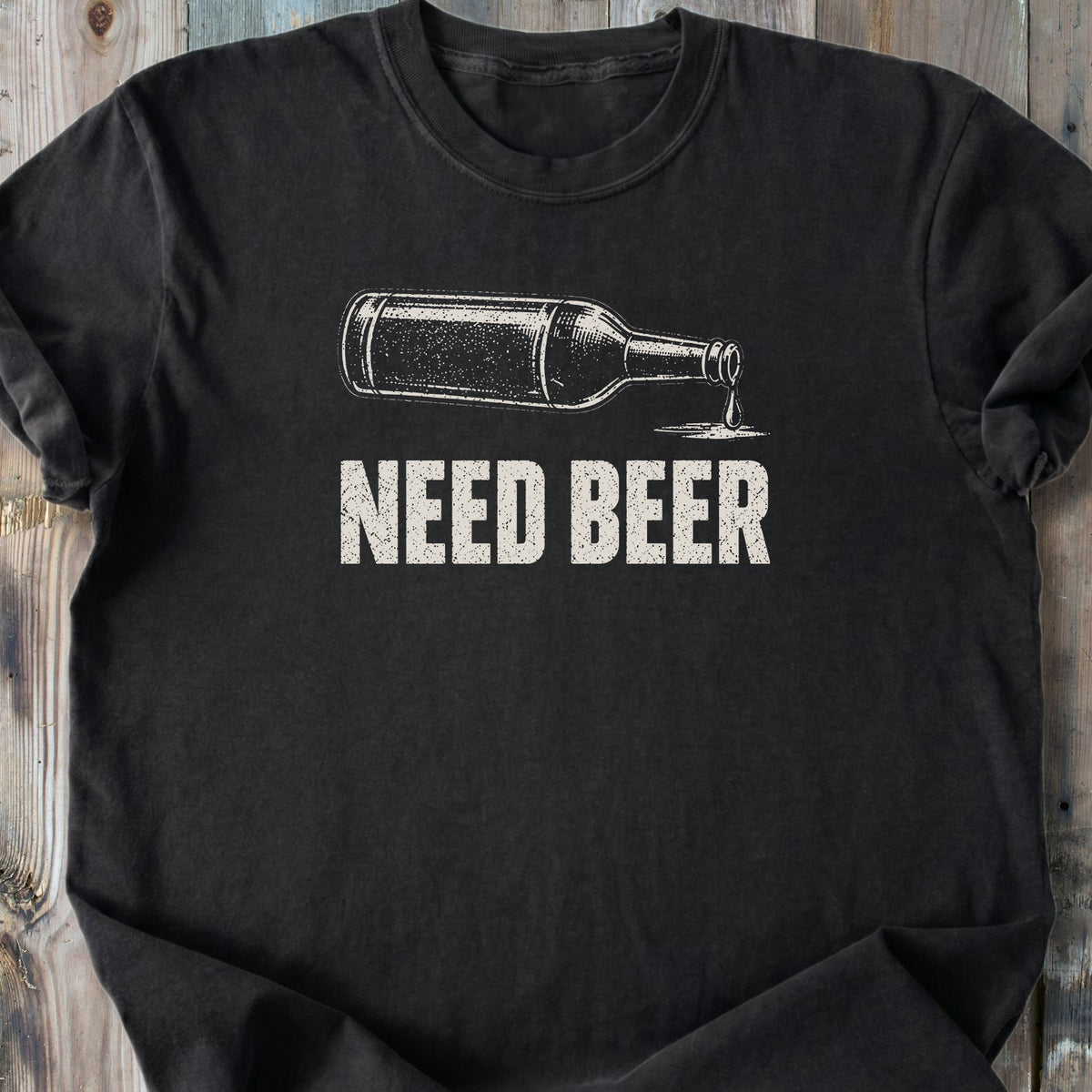 Need Beer - Premium Heavyweight Tee