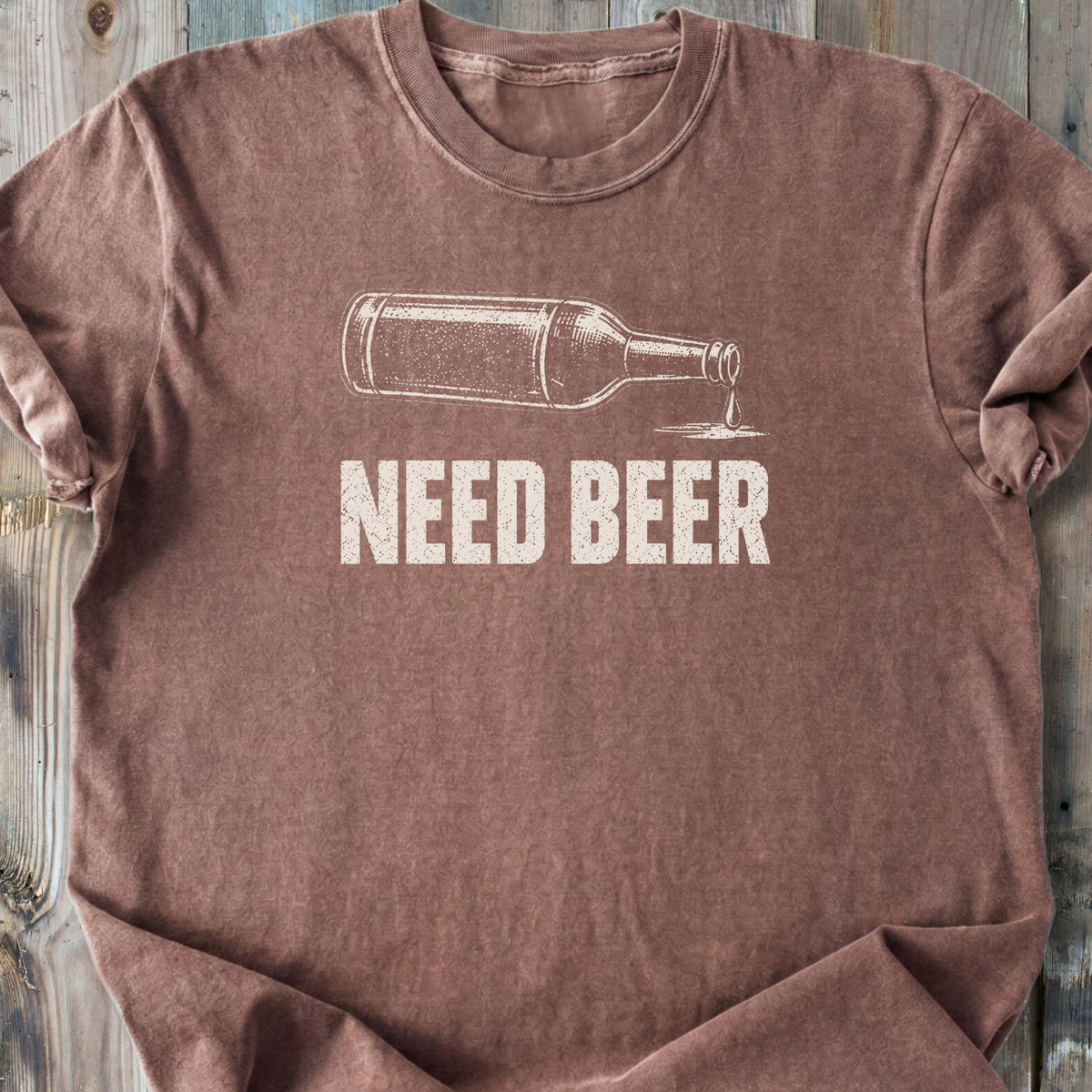 Need Beer - Premium Heavyweight Tee