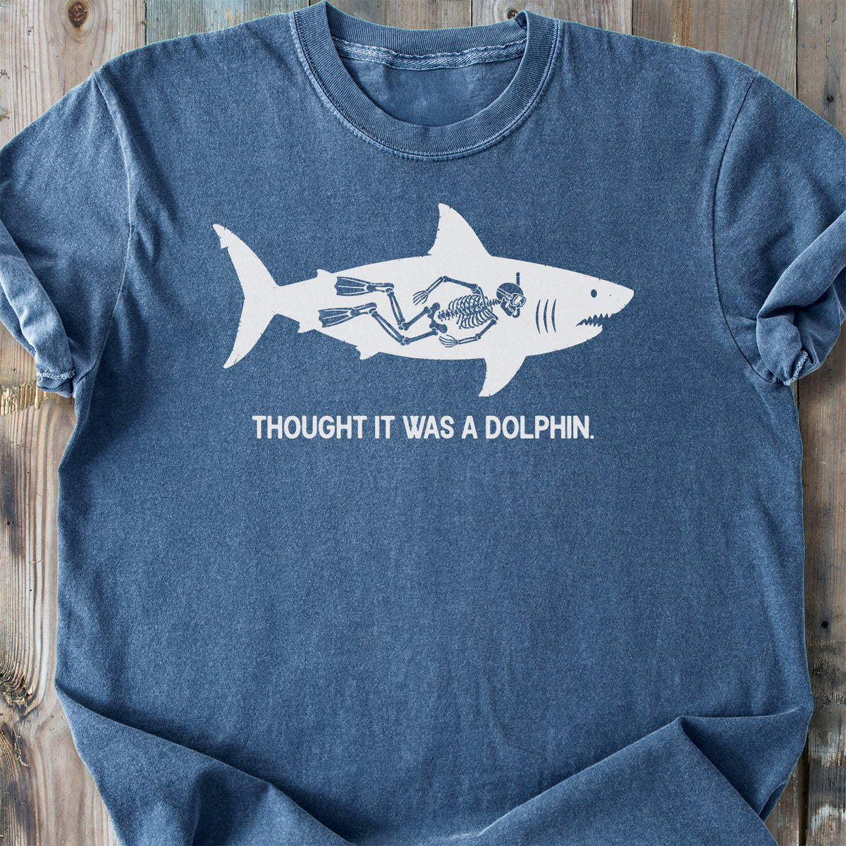 No Dolphin - Premium Heavyweight Tee