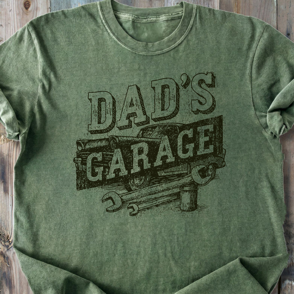 Dad's Garage - Premium Heavyweight Tee