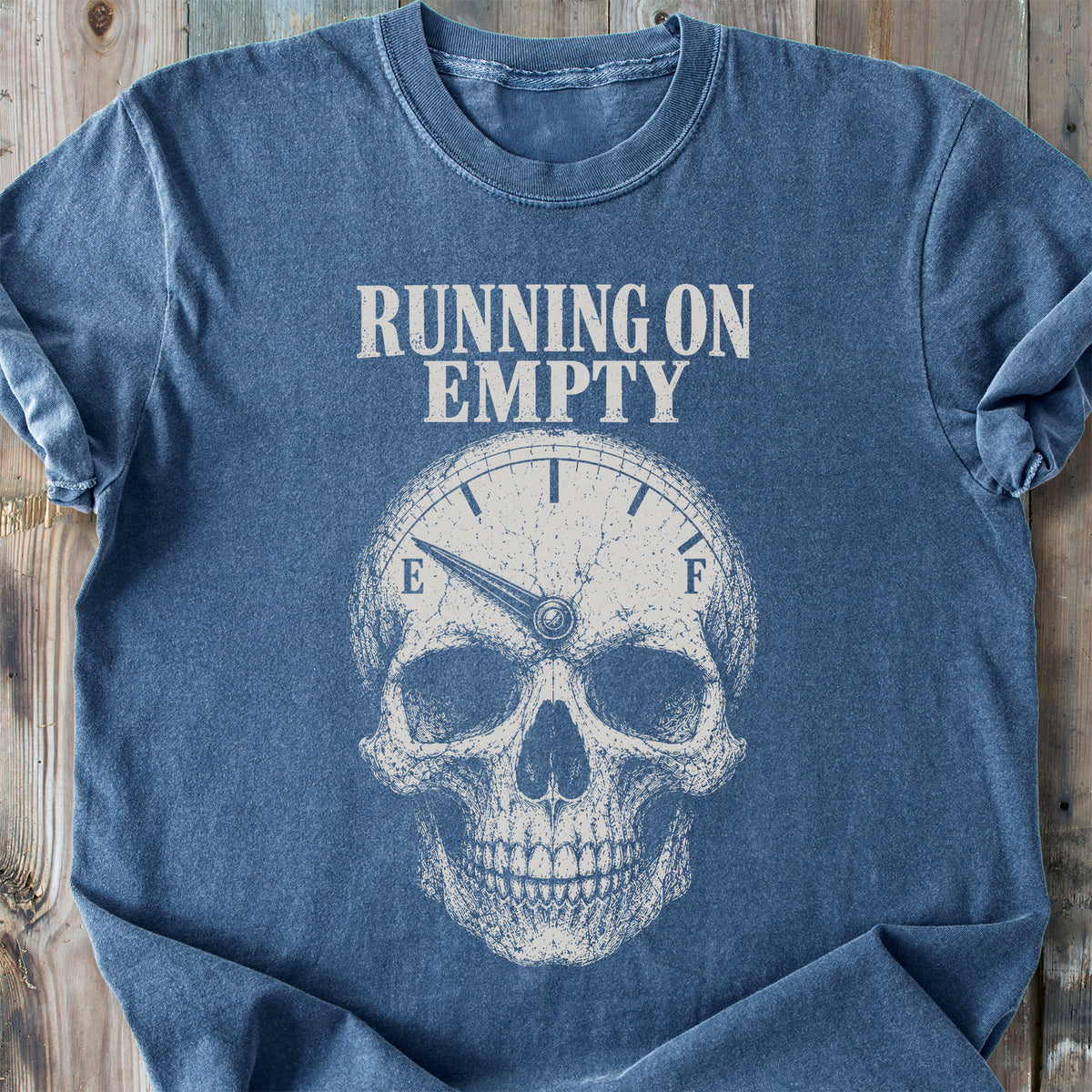 Running On Empty - Premium Heavyweight Tee