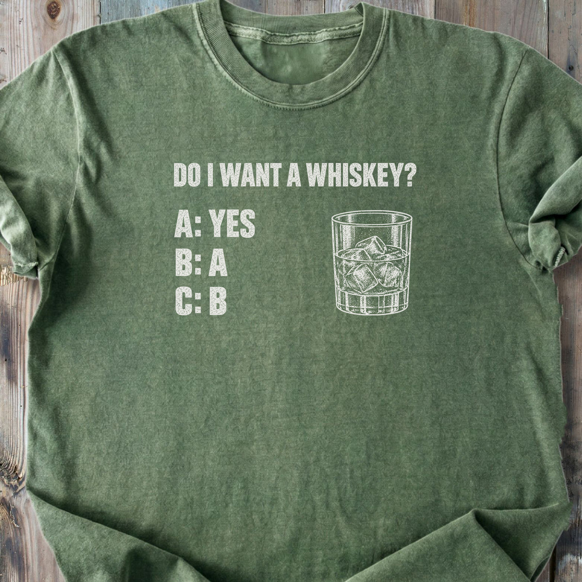 Do I Want A Whiskey? - Premium Heavyweight Tee