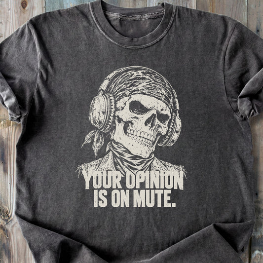 On Mute - Premium Heavyweight Tee