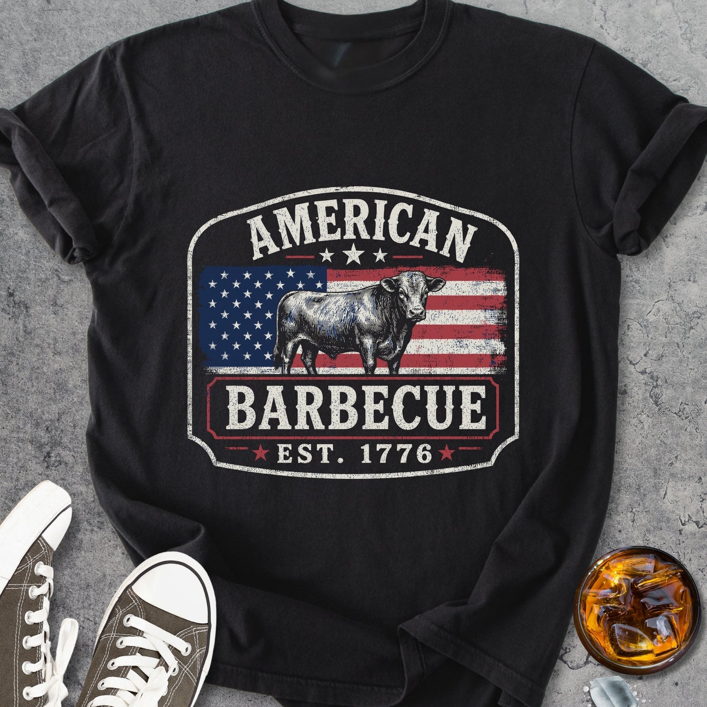 American Barbecue - Premium Heavyweight Tee