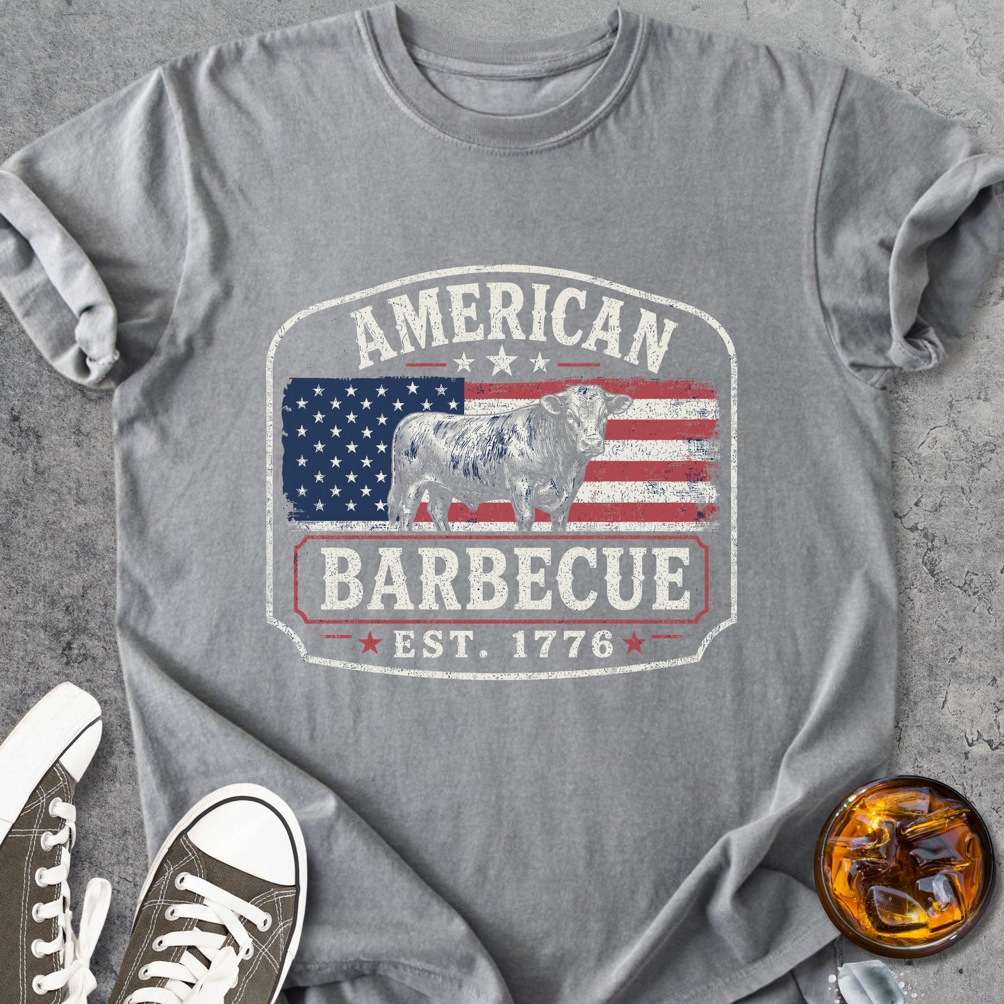 American Barbecue - Premium Heavyweight Tee