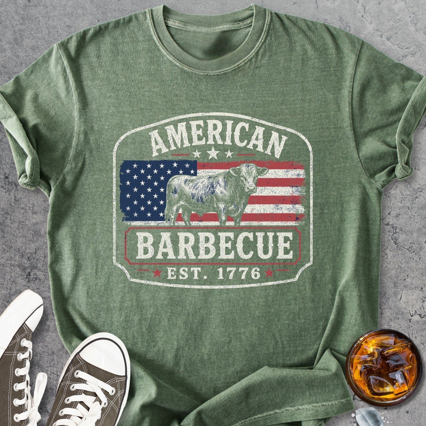 American Barbecue - Premium Heavyweight Tee