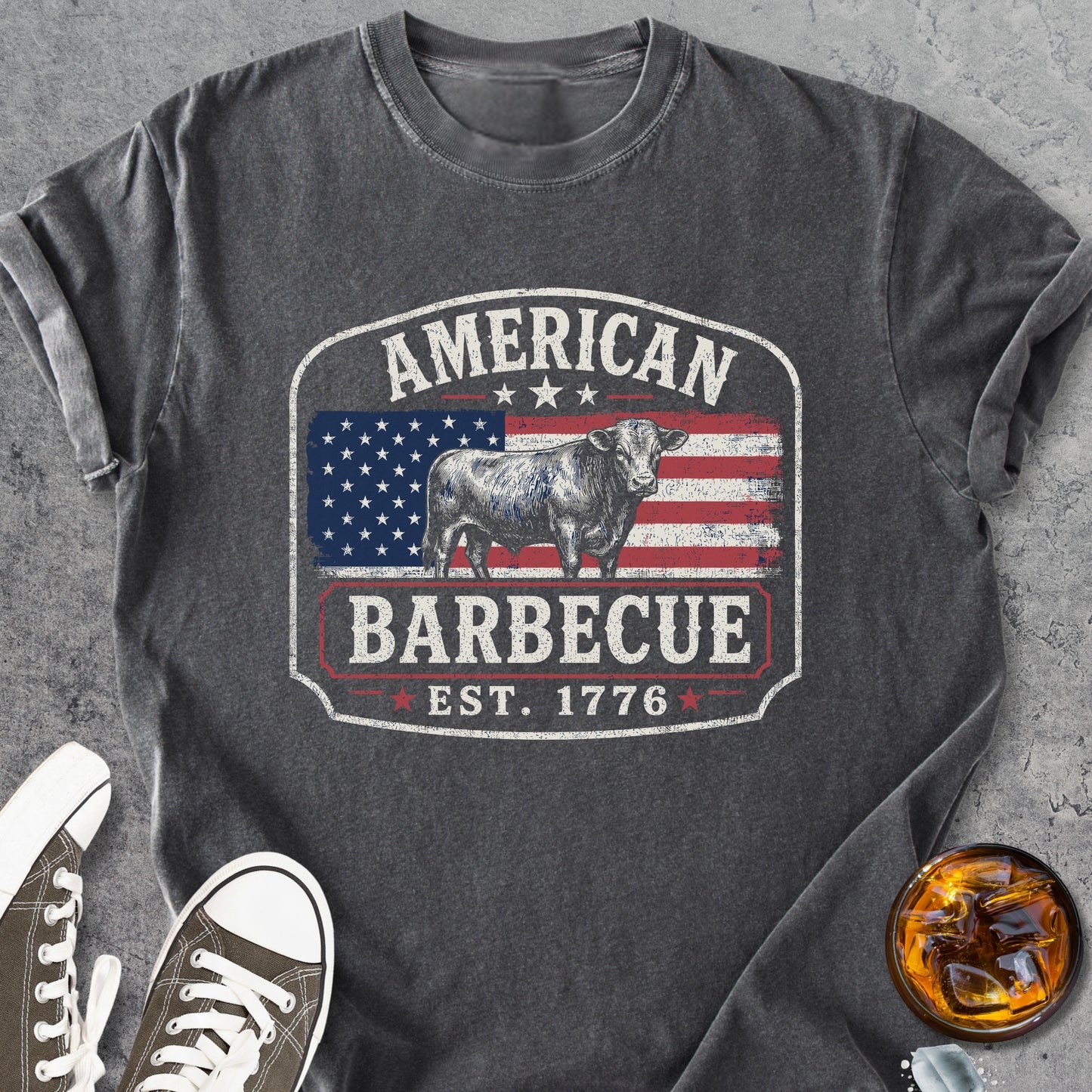 American Barbecue - Premium Heavyweight Tee
