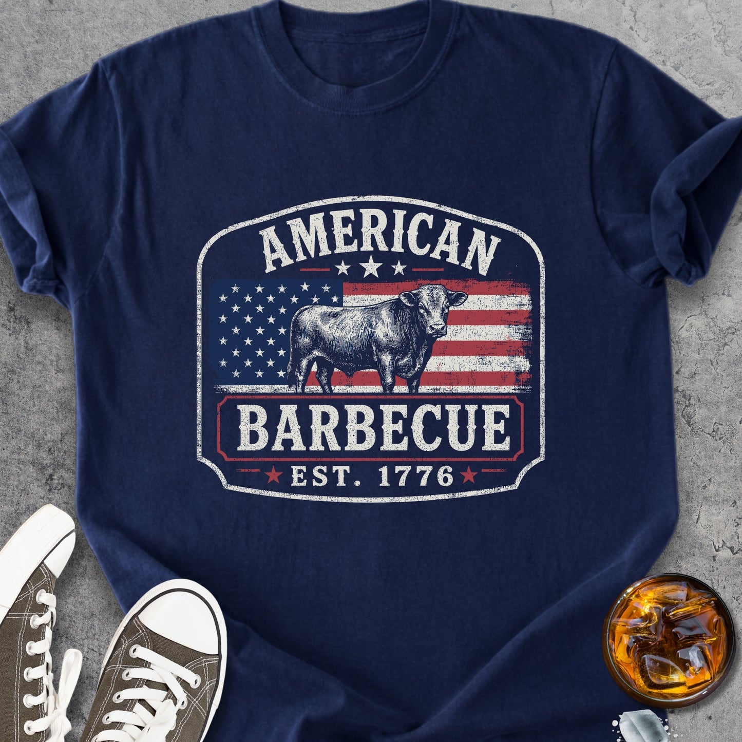 American Barbecue - Premium Heavyweight Tee