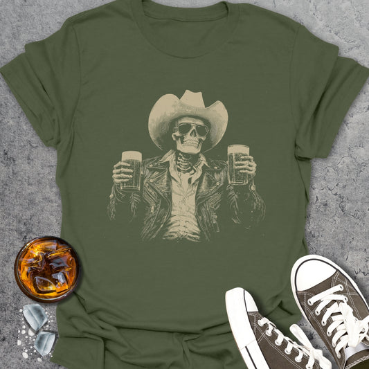 Skeleton Cowboy - Classic T-Shirt